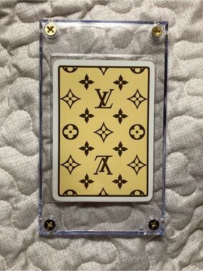 “JOKER” • LV Monogram Playing Card in Hard-case